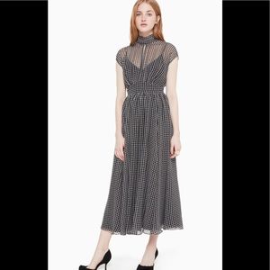 NWT Kate Spade Black & White Maxi Dress Sz 10